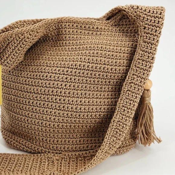 Brand New Tommy Bahama Crochet Hobo Bag - Picture 4 of 7